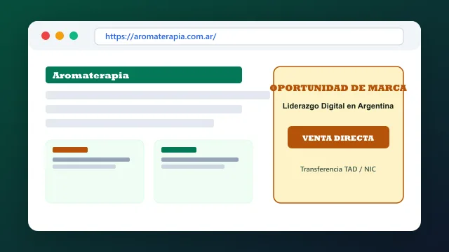 Modelo de aplicación comercial y proyectos digitales para aromaterapia.com.ar